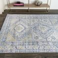 thumbnail image 5 of JONATHAN Y MODERN PERSIAN 5 x 8 Area Rug, Darija Ornate Geometric Medallion - Blue, MDP308C-5, 5 of 12