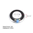 thumbnail image 3 of Unique Bargains 2W 8 Ohms Micro Haut-Parleur Aimant Haut-Parleur 28mm Dia 2PCS, 3 of 3