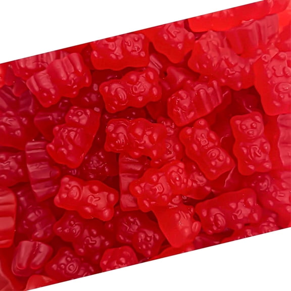 JuJu Bears | 2 Lb Bag | Cinnamon Candy | Gelatin Free Cinnamon Bears | Retro Sweet and Spicy Gummies | Chewy Candy for Snacking & Halloween Buffets