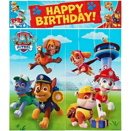  Paw  Patrol  Wall Decorations  Party  Supplies  Walmart  com