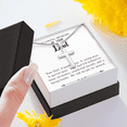 thumbnail image 3 of A Special Family Man Dad Memorial Dad Memorial Cross Necklace Sympathy Loss of Father Condolence Message Card, 3 of 20