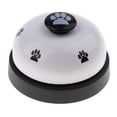 thumbnail image 1 of Campana de entrenamiento para perros, campana de mesa, campana para perros para entrenamiento de comunicación y para ir al baño Blanco, 1 of 8