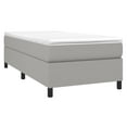 thumbnail image 3 of vidaXL Bed Frame Upholstered Mattress Foundation Bedroom Furniture Fabric, 3 of 8