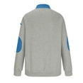 thumbnail image 4 of Goodtrade8 Zip Mock Neck Tops for Men Color Block Half Zipper Casual Long Sleeve Sweatshirt, 4 of 5