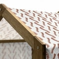 thumbnail image 4 of Bacon Pet House, Delicious High Protein and Fat Meal Pattern on White Background, Outdoor & Indoor Portable Dog Kennel with Pillow and Cover, 5 Sizes, Burnt Orange Pale Maroon, by Ambesonne, 4 of 4