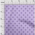 thumbnail image 2 of oneOone Cotton Poplin Twill Medium Purple Fabric Florals Sewing Material Print Fabric By The Yard 56 Inch Wide, 2 of 5