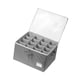 thumbnail image 5 of Organizador de zapatos plegable con 16 compartimentos y asas reforzadas. Gris, 5 of 9