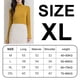 thumbnail image 2 of Camisas de manga larga con cuello alto para mujer, moda de otoño, capas básicas, ajustadas, ropa interior térmica suave, Tops, amarillo, 2 of 7