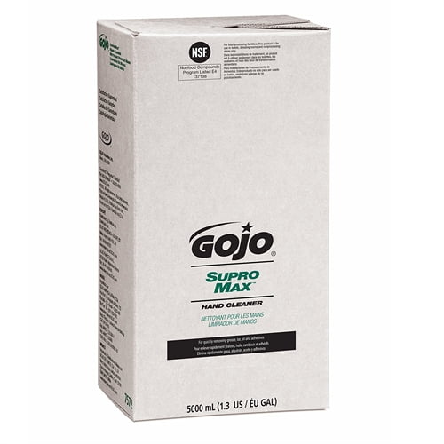 Gojo SUPRO MAX Hand Cleaner Refill, 5000mL, Herbal Scent, Beige, 2