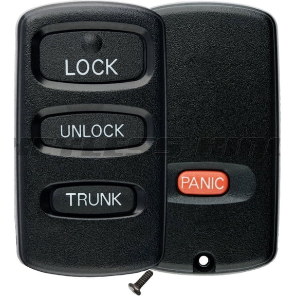 KeylessOption Keyless Entry Remote Key Fob Case Shell Button Pad Outer Cover Repair For Mitsubishi Dodge Chrysler