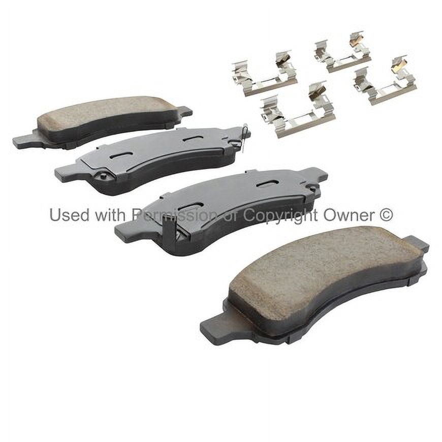 Mpa Electrical 1003-1169C Quality Built Disc Brake Pad Set   Black Series,