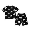 thumbnail image 4 of Boy Clothes Printed T Shirts + Shorts Crew Neck Spring Outfits Boy 2-3 Years Clothes, 4 of 4
