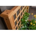 thumbnail image 5 of Vita 38"L x 19"W x 47"H Rosewood Cedar Planter with Trellis, Golden Brown, VT17735, 5 of 9