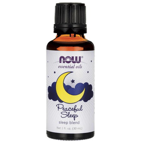 NOW Essential Oils, Peaceful Sleep Oil Blend, Relaxing Aromatherapy Scent, Blend of Pure Essential Oils, Vegan, (Best Oil For Frying Indian Food)