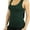 Dark Green, variant on ToBeInStyle Womens Ribbed Seamless Racerback Scoop Neck Tank Tops