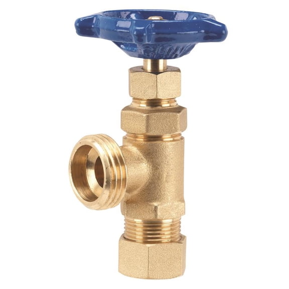 B & K 47608 0.5 in. x 0.75 in. Brass Boiler Drain Valve