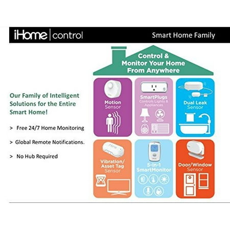 iHome - Wi-Fi Dual Leak Sensor