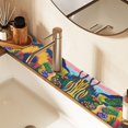 thumbnail image 2 of Yayeee Faucet Mat for Kitchen Sink 14.7" Diatomite Long Splash Guard Pad, Art Path, 2 Pack, 2 of 7