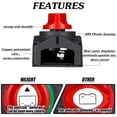thumbnail image 3 of Battery Disconnect Switch 12V-48V Battery Cut Off Switch On/Off Heavy Duty Waterproof Battery Switch, 3 of 5