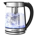 thumbnail image 1 of Aigostar Tetera Eléctrica, Hervidor de agua, infusor de té extraíble, 1.7L, 1200W, Iluminación LED, Apagado Automático, Base Removible, 1 of 7