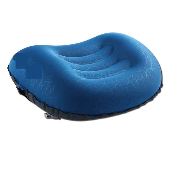 Ultralight Inflatable Camping Travel Pillow - Compressible, Compact, Comfortable, Ergonomic Inflating Pillows for Neck & Lumbar Support While Camp, Hiking, Backpacking