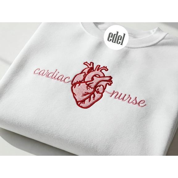 Embroidered Nursing Student Sweatshirt, RN Graduation Gift, Nursing Student Crewneck, Stethoscope Shirt, Nurse Appreciation Gift