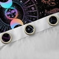 thumbnail image 4 of Homewish Kids Psychedelic Constellation Curtains Pack of 2 (42x84 Each), Tribal Sun Moon Curtains Blackout, Glitter Stars Print Bedroom Curtains, Curtains Blackout Home Decor, 4 of 6