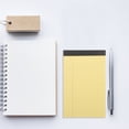 thumbnail image 2 of SHISUYAN 4Pcs Yellow Paper Notepad Rectangular Shape for Note Taking and To-Do List Management, 2 of 8