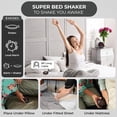 thumbnail image 2 of Loud Alarm Clock with Bed Shaker, Black - Vibrating Wake  for Heavy Sleepers, 2 of 7