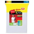 thumbnail image 2 of Men's ComfortSoft White V-Neck T-Shirt 6 + 3 Free Bonus Pack, 2 of 2