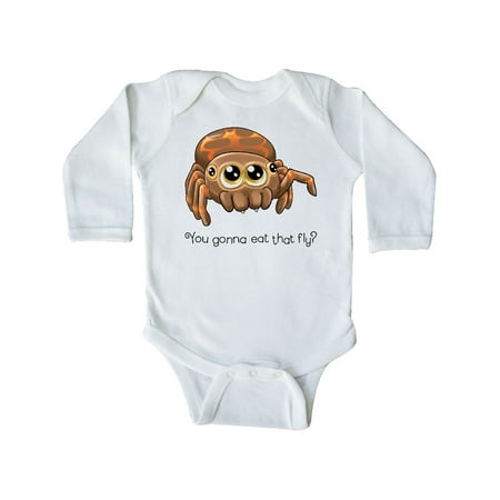 

Inktastic Cute and Hungry Spider Gift Baby Boy or Baby Girl Long Sleeve Bodysuit