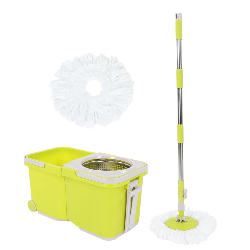 WALFRONT 360°Automatic Drying Mop Bucket with Mop Floor Cleaning Tool