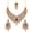 Blue, variant on Sunsoul by Touchstone Indian Bollywood Charming Studded Diamond Look Filigree Yellow Rhinestones Faux Pearls Hangings Bridal Designer Jewelry Hasli Necklace Set In Antique Gold Tone For Women.