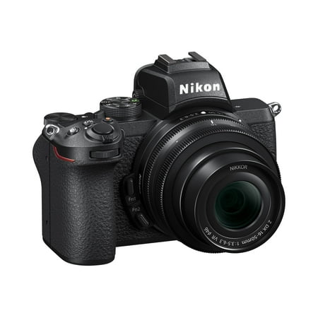 Nikon - Z50 Mirrorless 4K Video Camera with NIKKOR Z DX 16-50mm f/3.5-6.3 VR Lens - Black