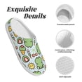 thumbnail image 5 of Lsque Frog With Sweet Pattern Womens Comfort Cotton on Scuff With Memory Foam and Anti-skid Sole Slipper-40/41, 5 of 7