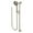 Brushed Nickel, variant on MOEN 3670EP Eco-Performance 5-Spray Round Wall Bar Shower Kit with Handshower in Chrome