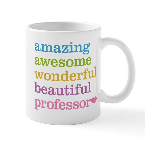 CafePress - Awesome Professor Mug - 11 oz Ceramic Mug - Novelty Coffee Tea Cup