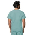 thumbnail image 3 of Adar Universal Unisex Scrub Set - Unisex V-Neck Scrub Top & Tapered Drawstring Scrub Pants, 3 of 6