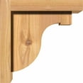 thumbnail image 3 of 5 1/2"W x 8"D x 8"H Del Monte Smooth Corbel w/Backplate, Western Red Cedar, 3 of 9