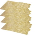 thumbnail image 1 of Chantilly Rectangular Gold Vinyl Placemat 45x30 cm Set of 4, 1 of 2