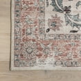 thumbnail image 6 of nuLOOM Layna SpinClean Machine Washable Distressed Vintage Area Rug, 4' x 6', Layna Light Grey, 6 of 12