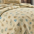 thumbnail image 2 of Madeira Queen Bedspread Cotton Lightweight Machine Washable Reversible Quilt, 2 of 4