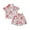 Pink, variant on LUOGENLI Boys Hawaii Outfit 2Pcs Set Summer Beach Button down Shirt Top and Shorts for Kids Long Outfits for Boys 4-5 Years