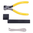 thumbnail image 2 of Juego De Herramientas De Mantenimiento De Guitarra, Mano De Obra Exquisita Mangos Ergonómicos Alicates De Corte De Extremo De Guitarra Acero Inoxidable Para Guitarra ANGGREK Guitar Winder, 2 of 8