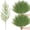 green, variant on LEHOZIHEQ Artificial Pine Branches, 60 Pcs Christmas Faux Cedar Stems, Artificial Faux Cedar Branches, for Christmas Garland Wreath Embellishing