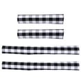 thumbnail image 1 of OULII 4Set Black Linen Microwave Handle Covers Prevent Fingerprints for Appliances, 1 of 4