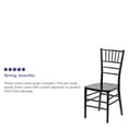 thumbnail image 5 of Hercules Premium Chiavari Chair, Black Back, 15-3/4 in W 18-1/2" L 36-1/2" H, 5 of 8