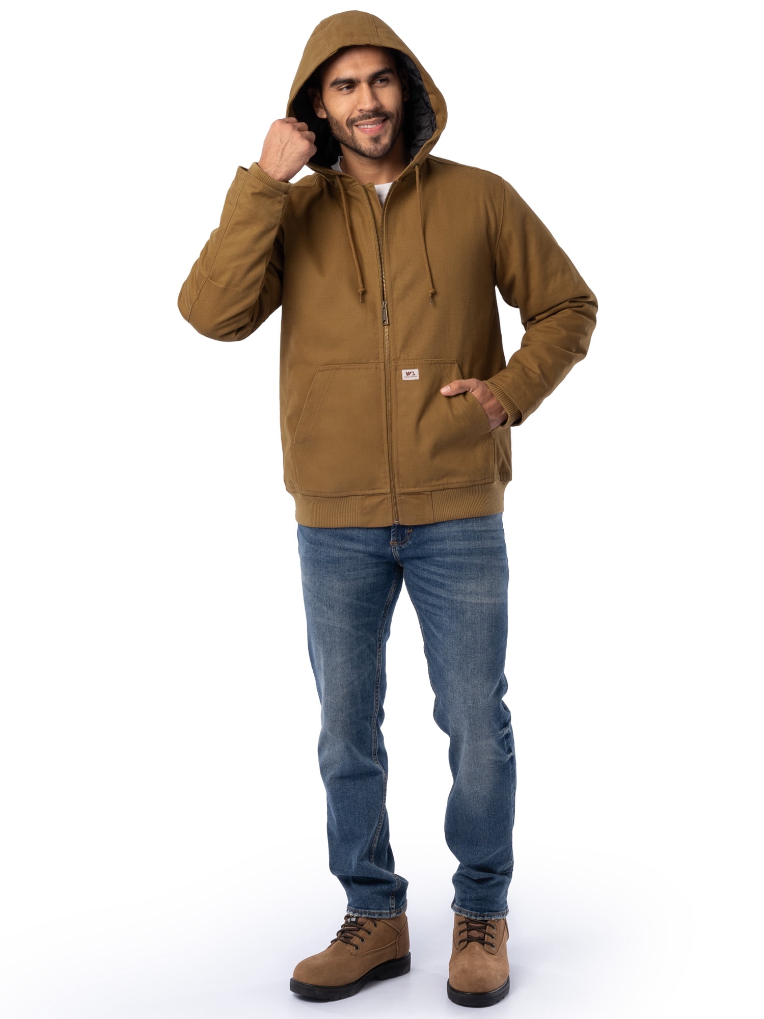 Wells Lamont Men's Workwear Insulated Duck Quilted Lined Full Zip Hoodie, Size M-3XL