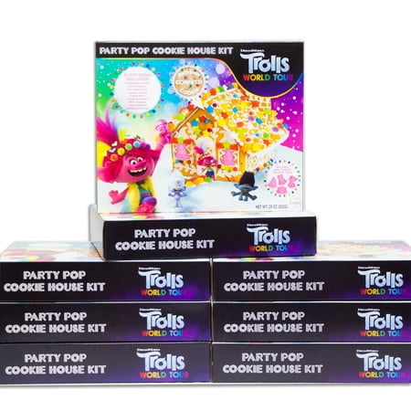 World Tour Trolls Holiday House Gingerbread Cookie Kit - 29 oz - 8 PACKS