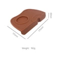 thumbnail image 1 of Almohadilla De Manipulación De Café Alfombrillas de martillo para café espresso, alfombrilla de silicona portátil para mesa de bar (marrón M) Ndcxsfigh Libre de BPA, 1 of 6